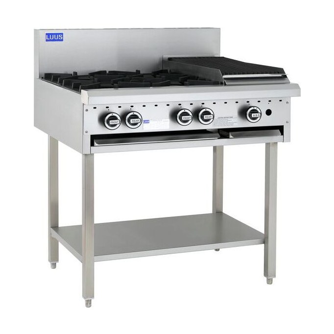 4 Burner & Chargrill Cooktop