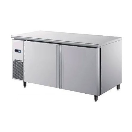 Commercial Under Bench Freezers - Two Door Under Counter Freezer - 1200W - Wheels / Legs