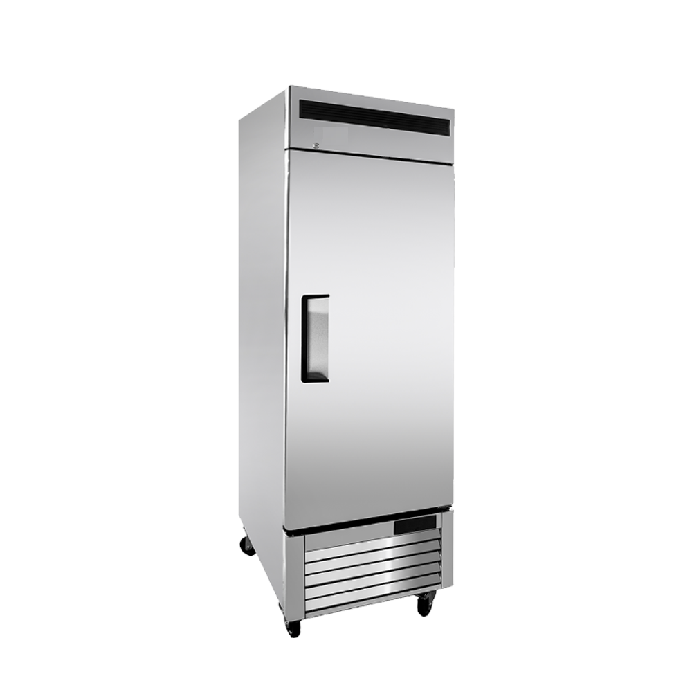 Commercial Upright Freezers - One Door Stainless Steel / Solid Door Freezer - 597 Litre