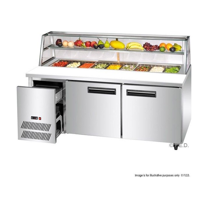 Large Two Door Deluxe Sandwich Bar