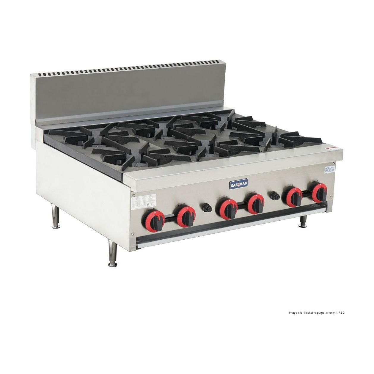 Gas Cook top 6 burner with Flame Failure