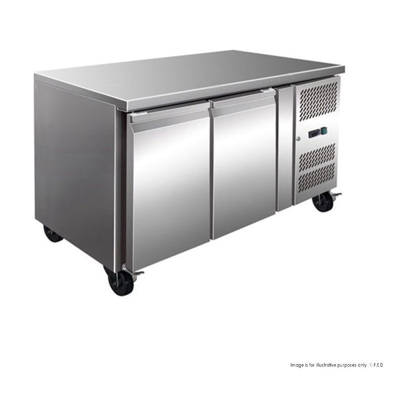 TROPICALISED 2 Door Gastronorm Bench Freezer