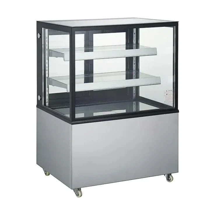 Triple Tier Free Standing Cake and Food Display Fridge Case - 915mm