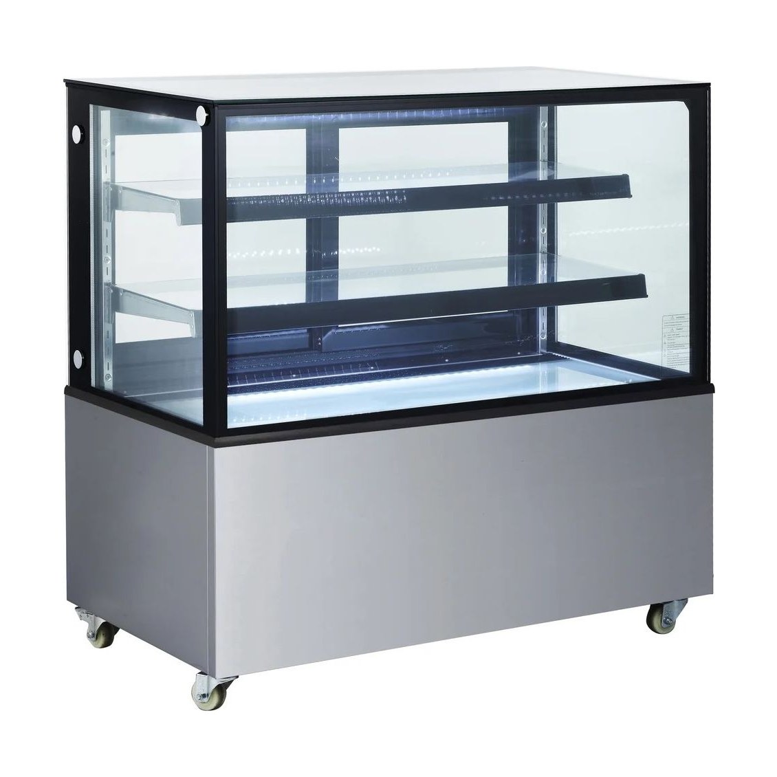 Triple Tier Free Standing Display Fridge Case - 1215mm
