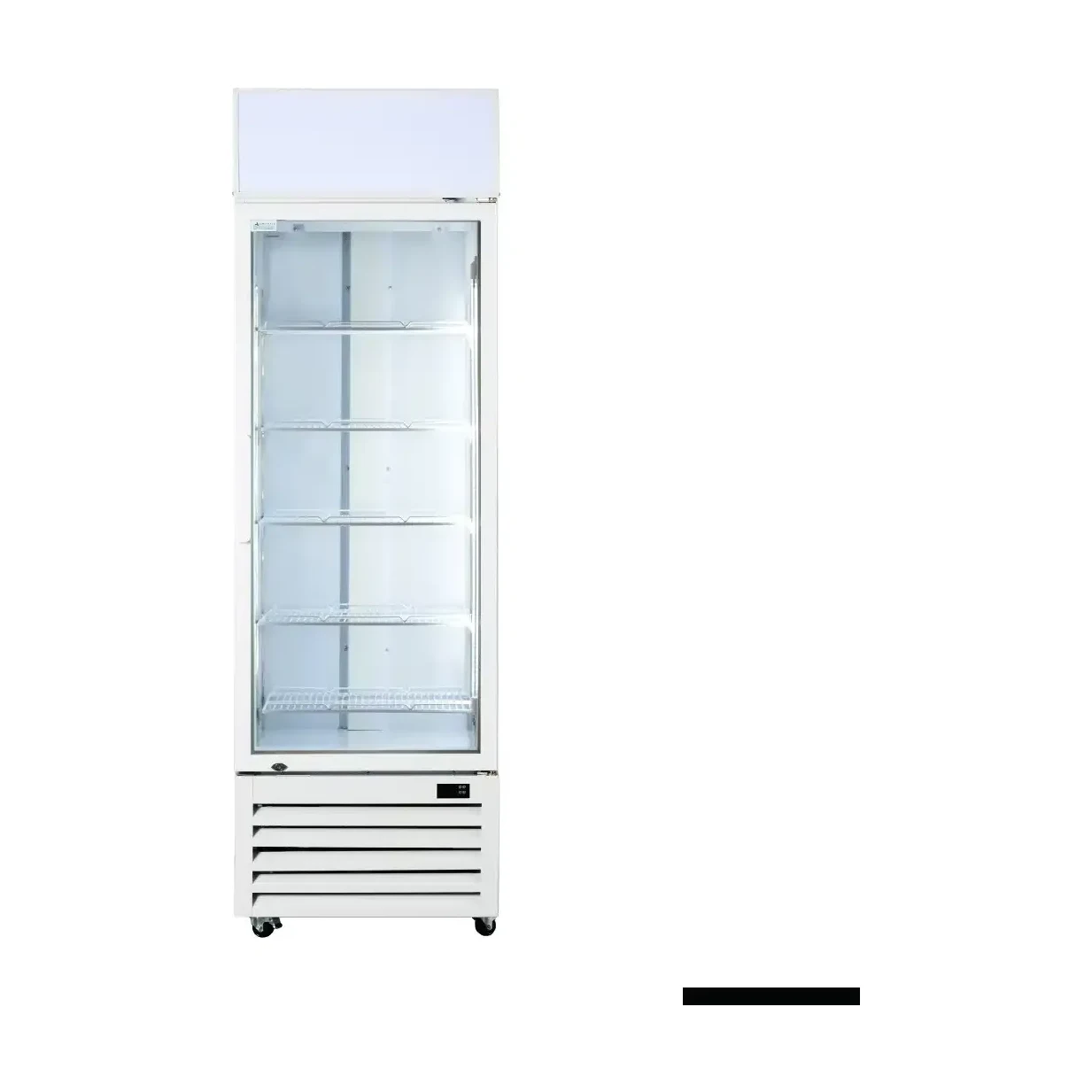 LG-370P Single Glass Door Colourbond Upright Drink Fridge