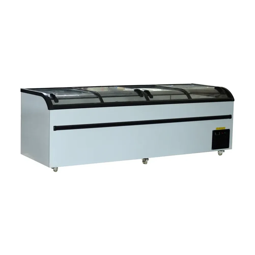 2.5m Supermarket freezer - Display Island Freezer / Chest Freezer