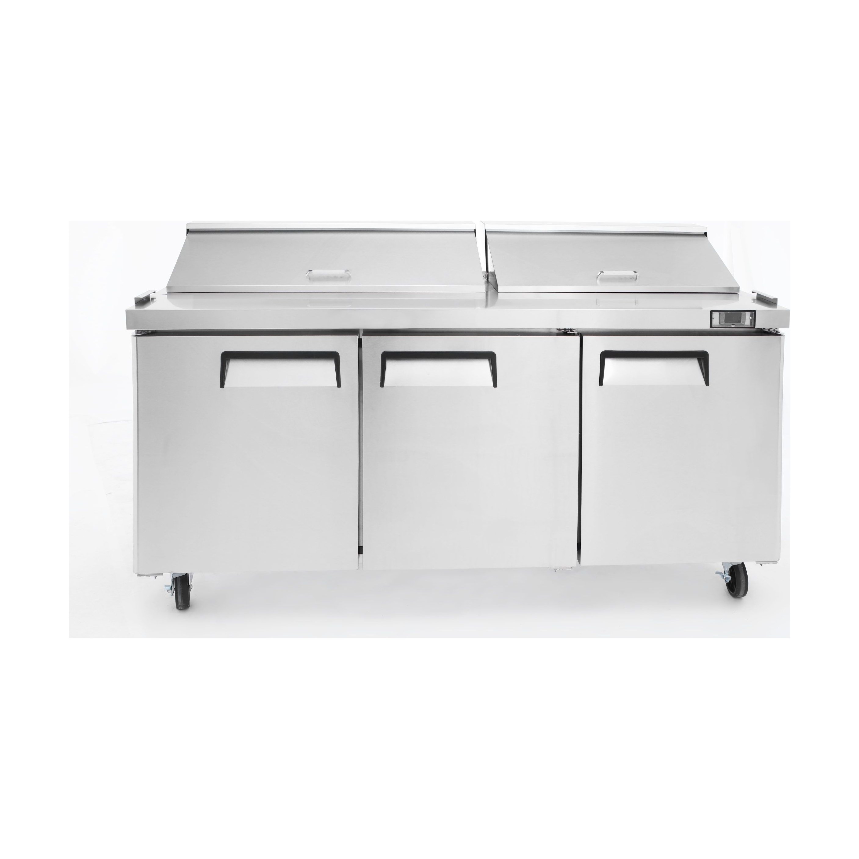Commercial Salad Preps - Three Door Salad Prep Fridge - 1.8m