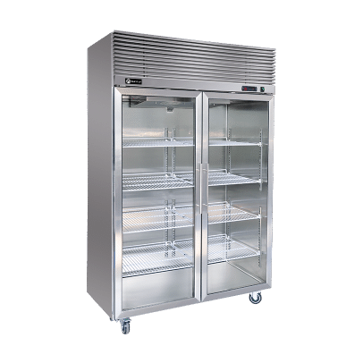 Double Glass Door Upright Fridge/CRT48-2SG