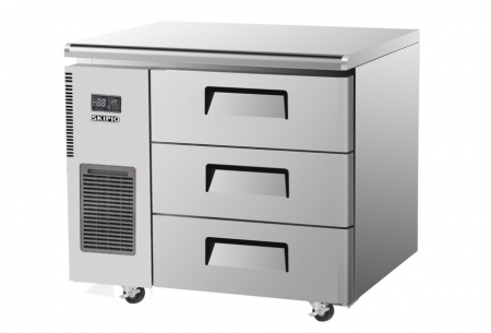 Skipio SUR9-3D-3 Underbench Fridge