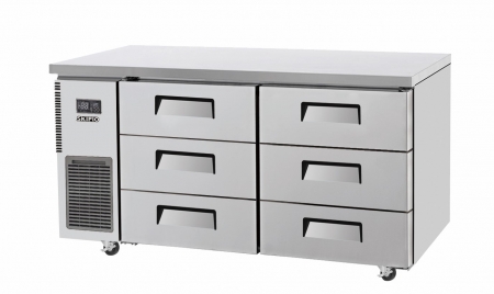 Skipio SUR15-3D-6 Underbench Fridge