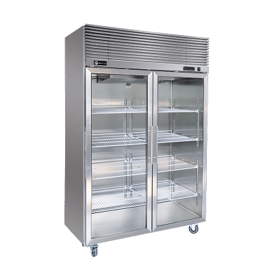 Double Glass Door Upright Fridge/CRT48-2SG