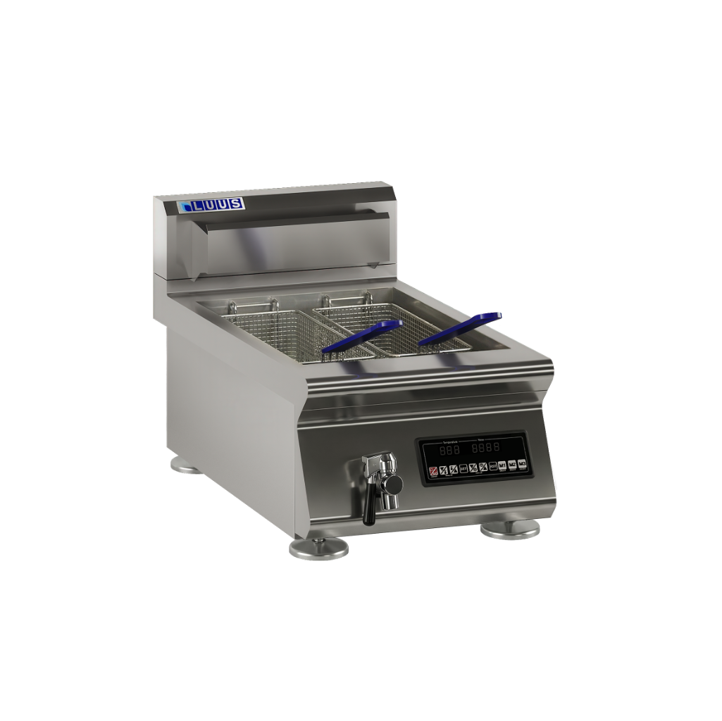 Luus Twin Basket, Single Pan Benchtiop Induction Fryer