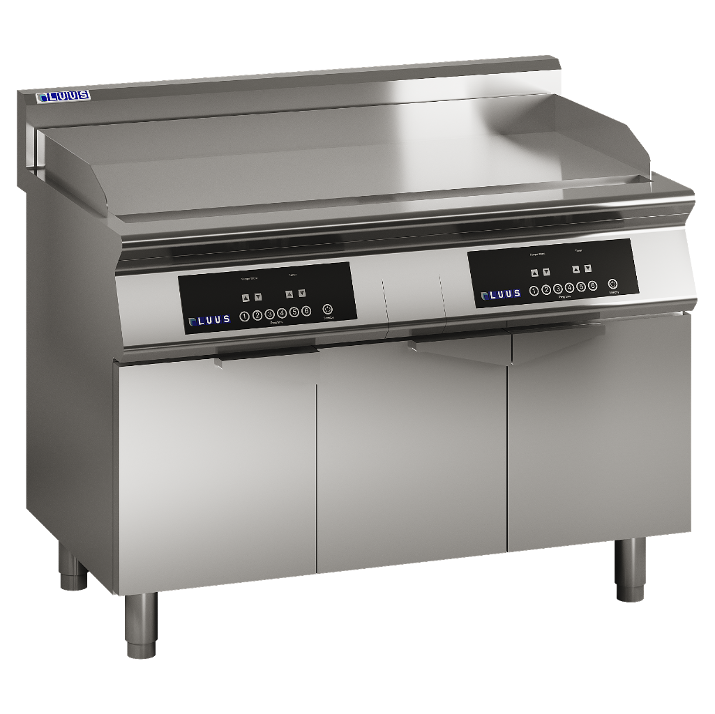Luus 1200mm wide dual control Induction Griddle