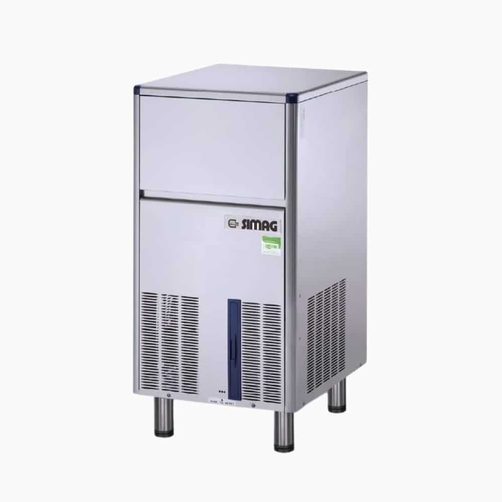 Self Contained Ice Machine – Solid Cube – 50kg/24h – 18kg cap