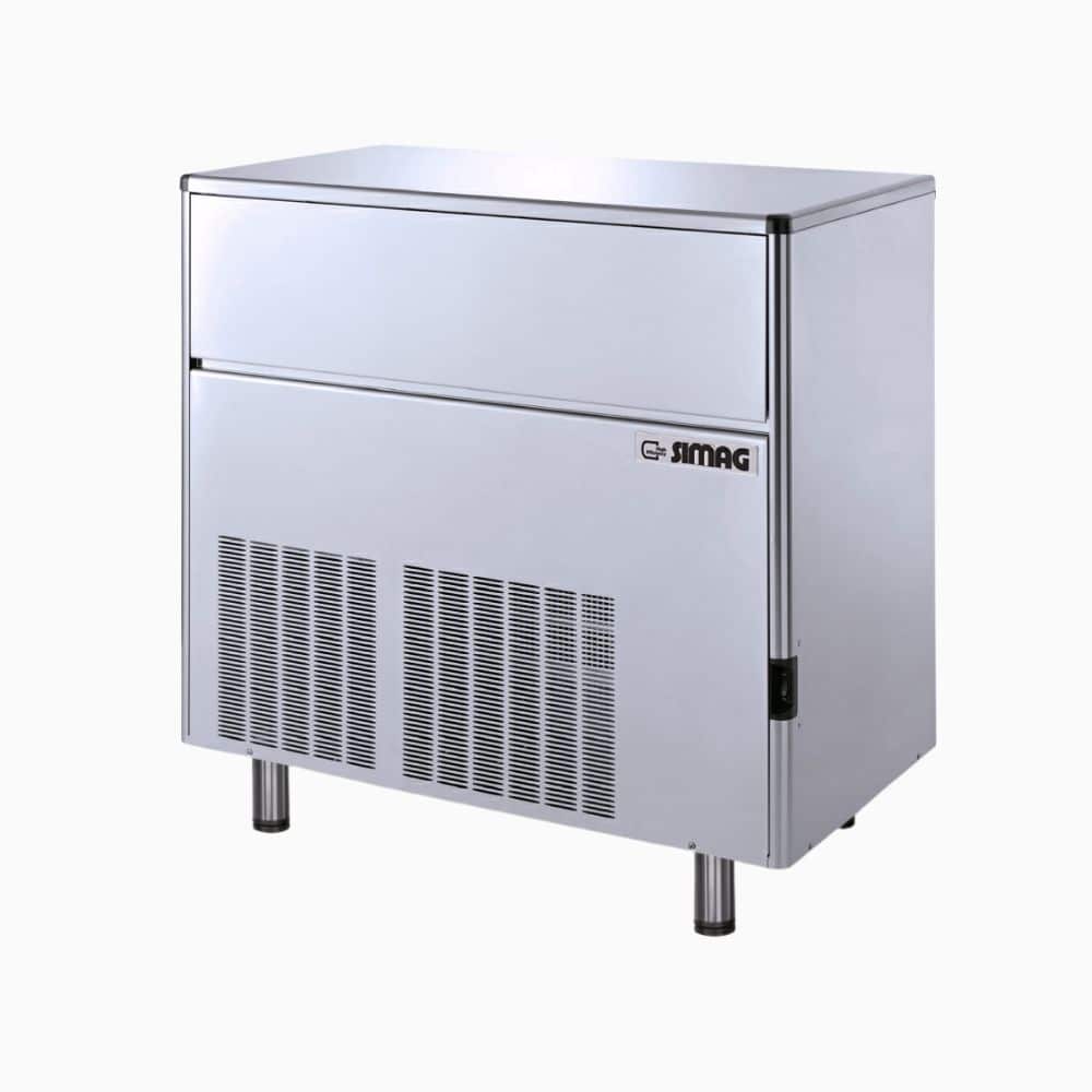 Self Contained Ice Machine – Solid Cube – 134kg/24h – 50kg cap
