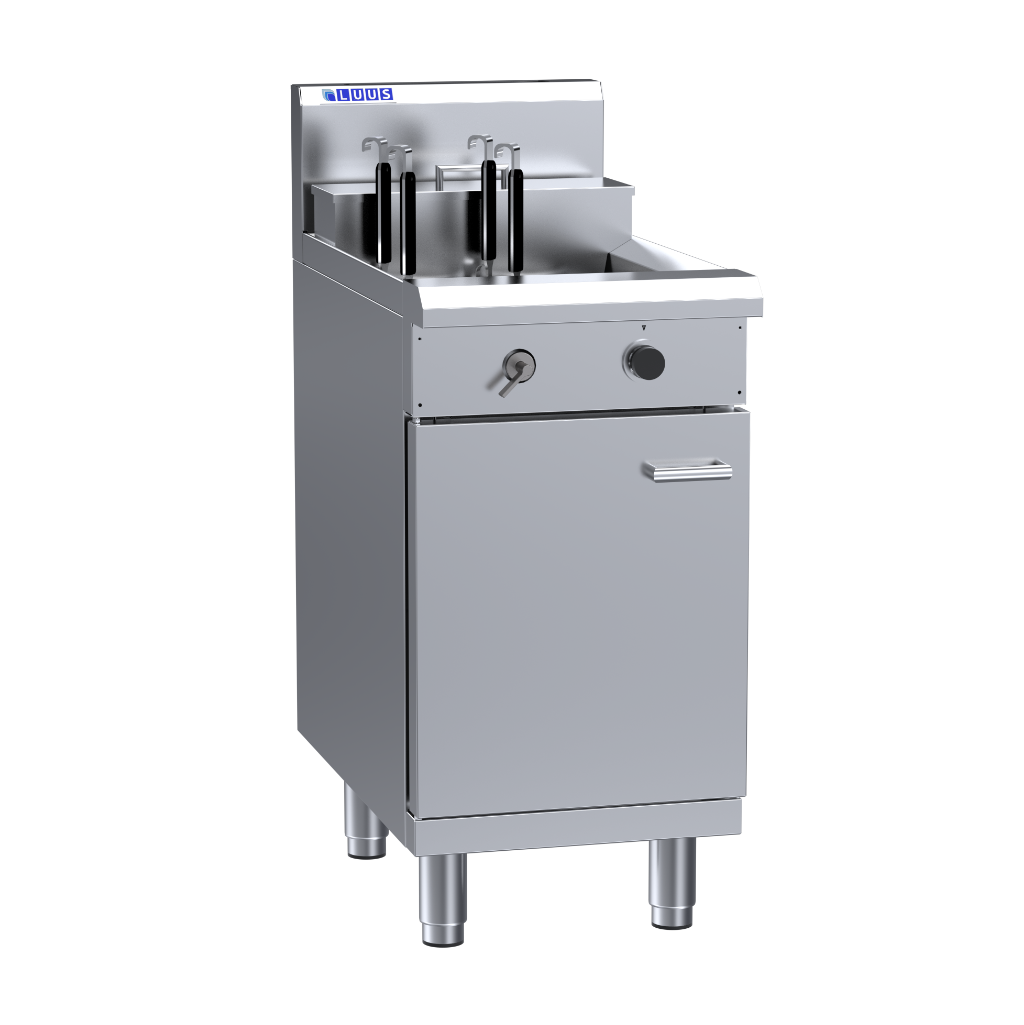 Luus 4 Basket 1 Soup Pot Noodle Cooker with flame control, drain and overflow system