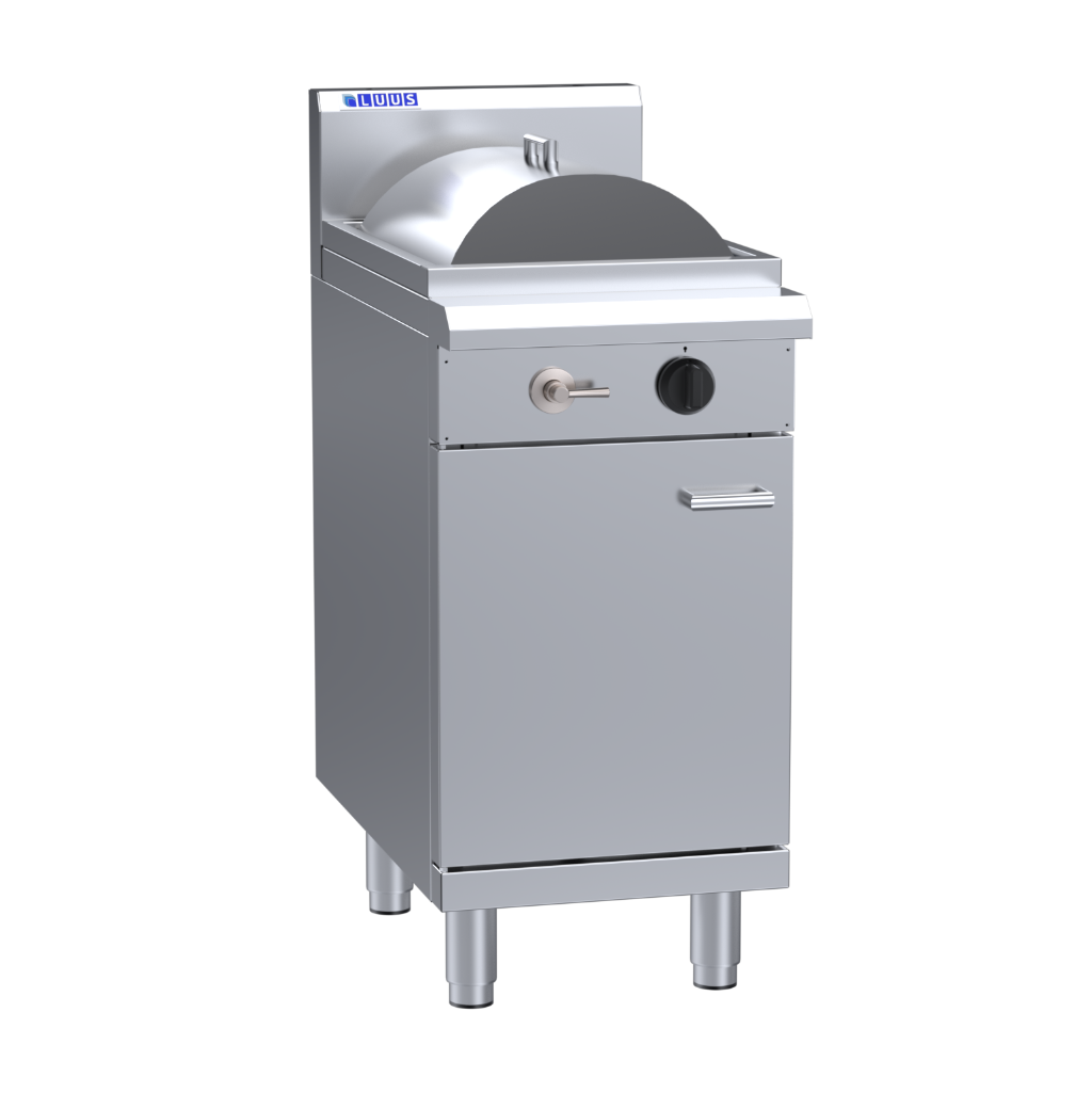 Luus Single Tray Rice Roll Steamer with flame control, drain and overflow system