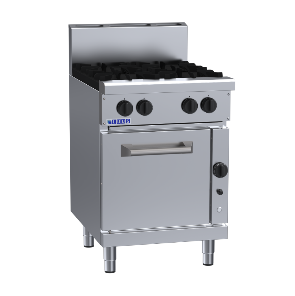 Luus 4 Burner & Convection Oven with flame failure