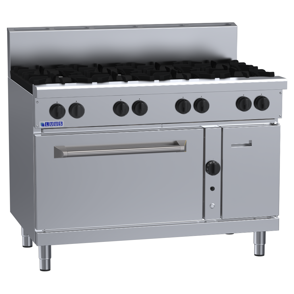 Luus 8 Burner & Convection Oven with flame failure