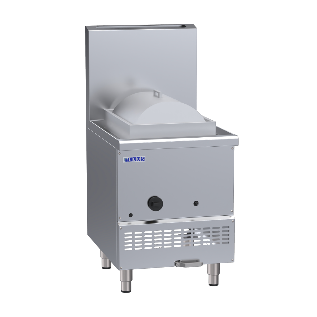 Luus 1 Mongolian Burner Rice Roll Auto-Refill Heat Exchange Steamer with Removable Rice Roll Frame