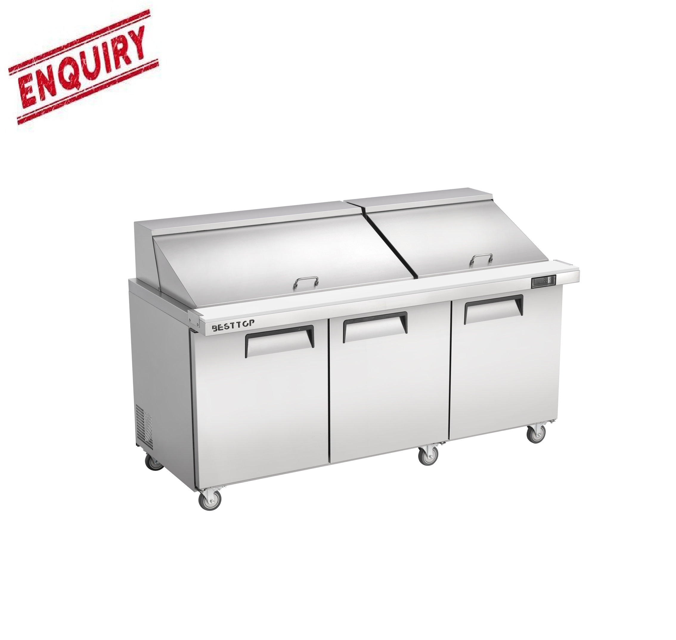 Sandwich Prep Fridge 1846mm Rear Mount