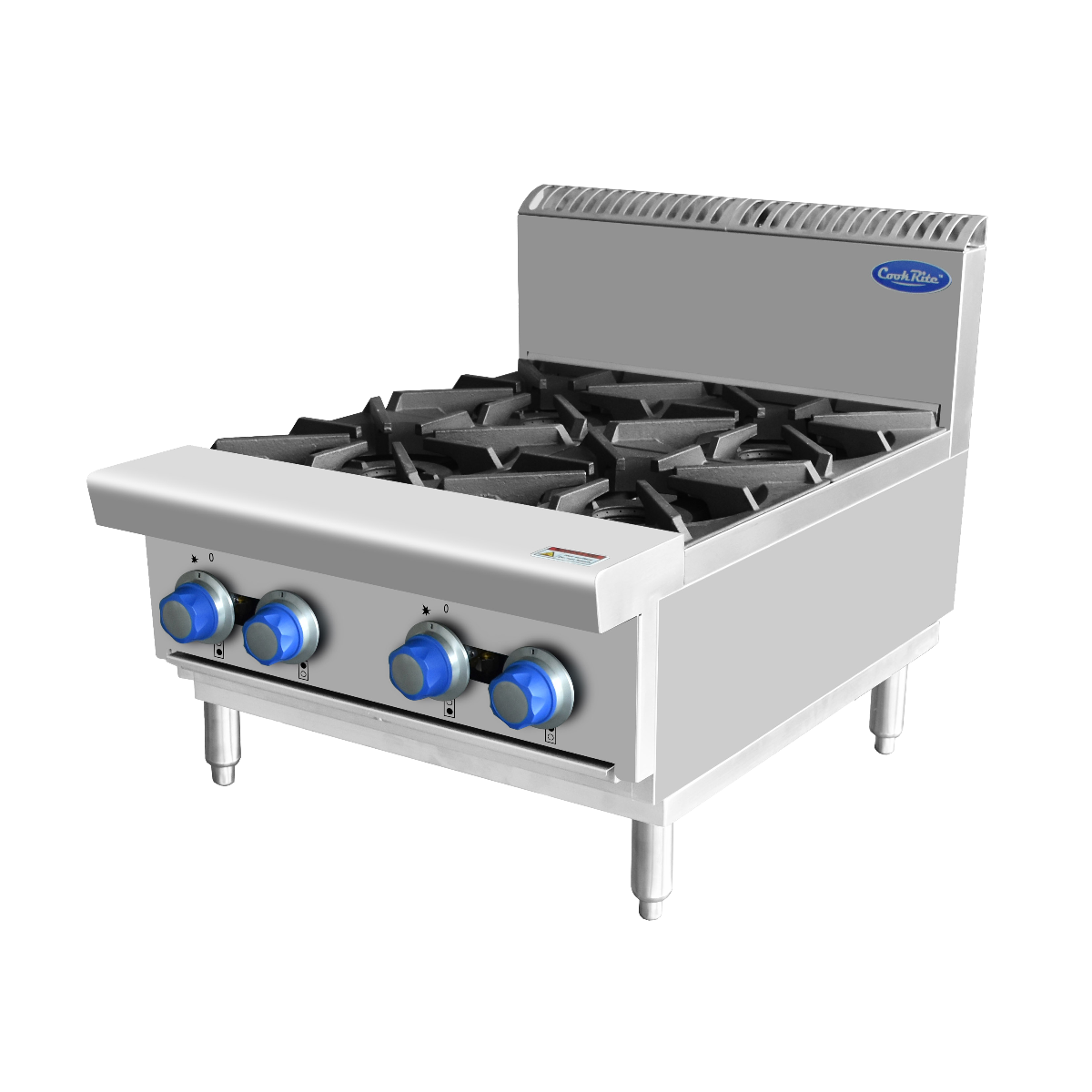 Cookrite Open 4 Burner Cook Tops — Natural Gas