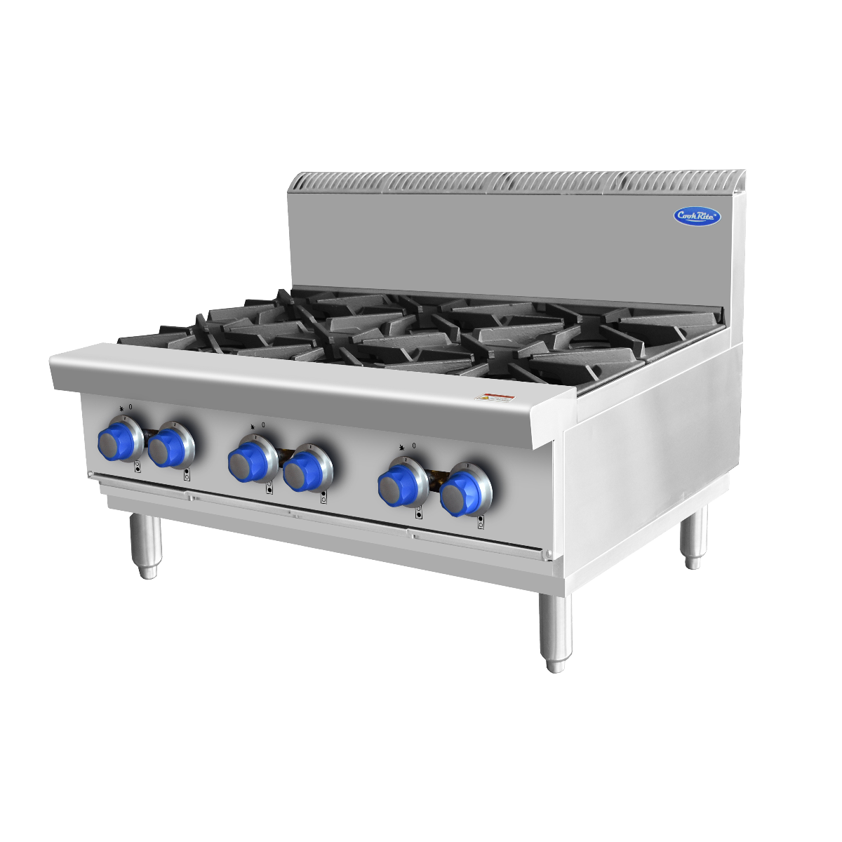 Cookrite Open 6 Burner Cook Tops — LPG