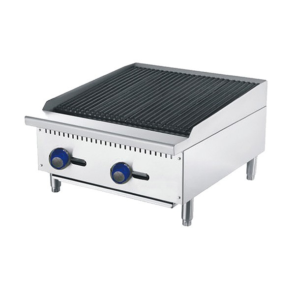 Cookrite 610mm Char Rock Broiler — Natural Gas