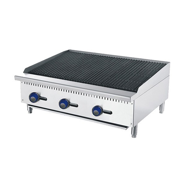 Cookrite 910mm Char Rock Broiler — LPG