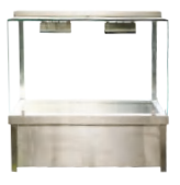 Jasper Wet Hot Food Display 740mm BM2 Holds 2 X 1/1 Gn Pans (pans Not Included) 10 Amp