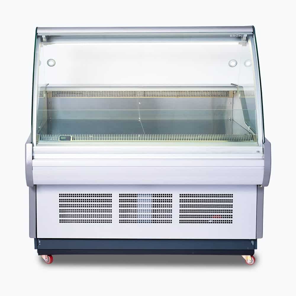 Curved Glass Deli Display – 1330mm