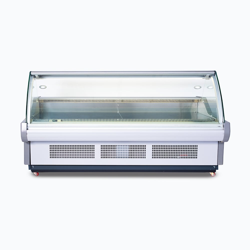 Curved Glass Deli Display – 2580mm