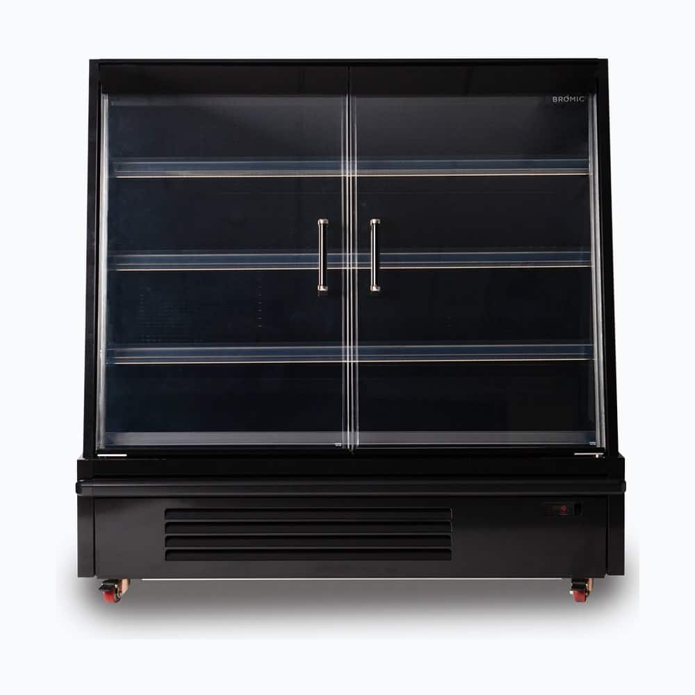 Semi Vertical Display Fridge – Gondola – 1580mm – 2 Doors – Hinged