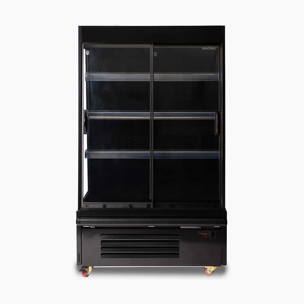 Semi Vertical Display Fridge – 938mm – 2 Doors – Sliding