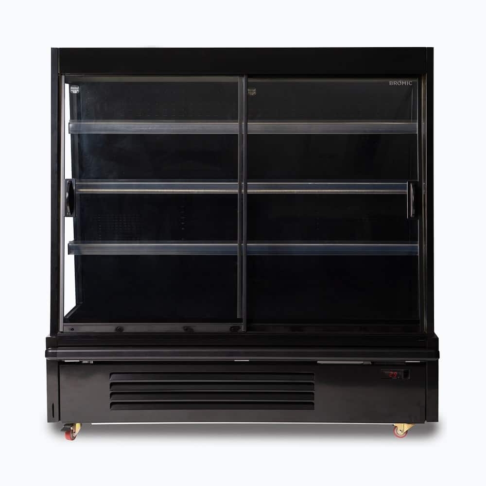 Semi Vertical Display Fridge – Gondola – 1580mm – 2 Doors – Sliding