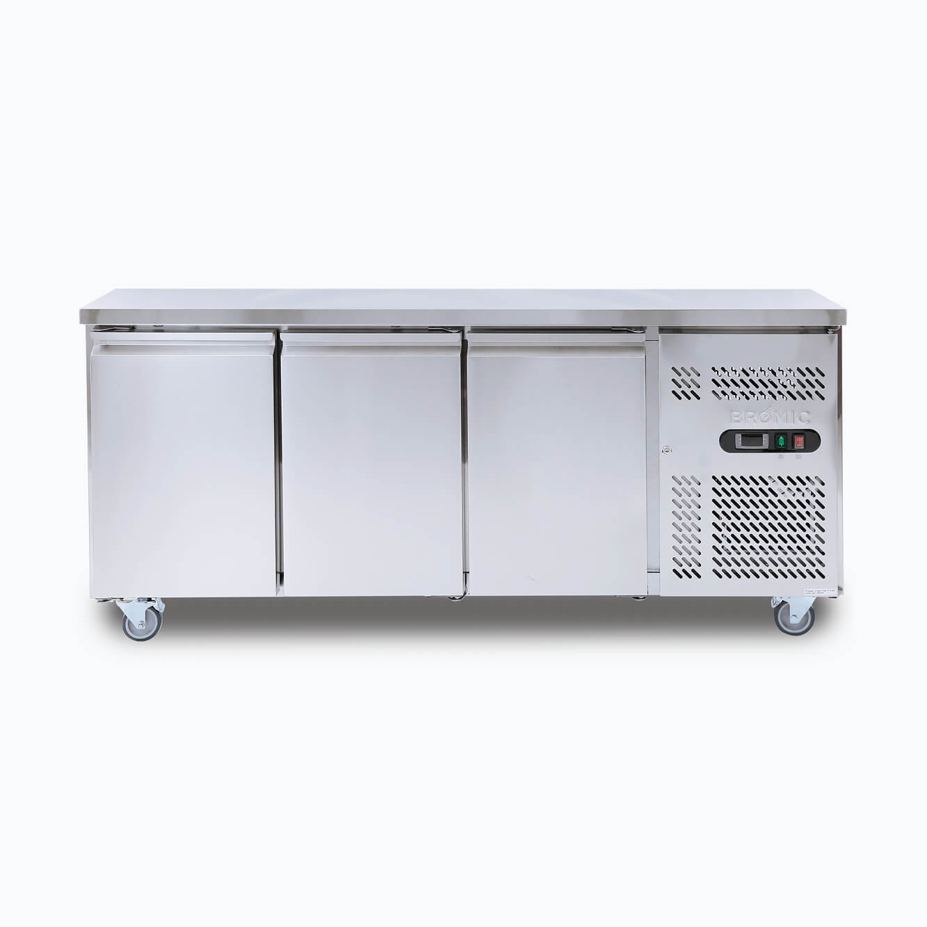 Bromic Under Bench Freezer – 417L – 3 Doors – Stainless Steel