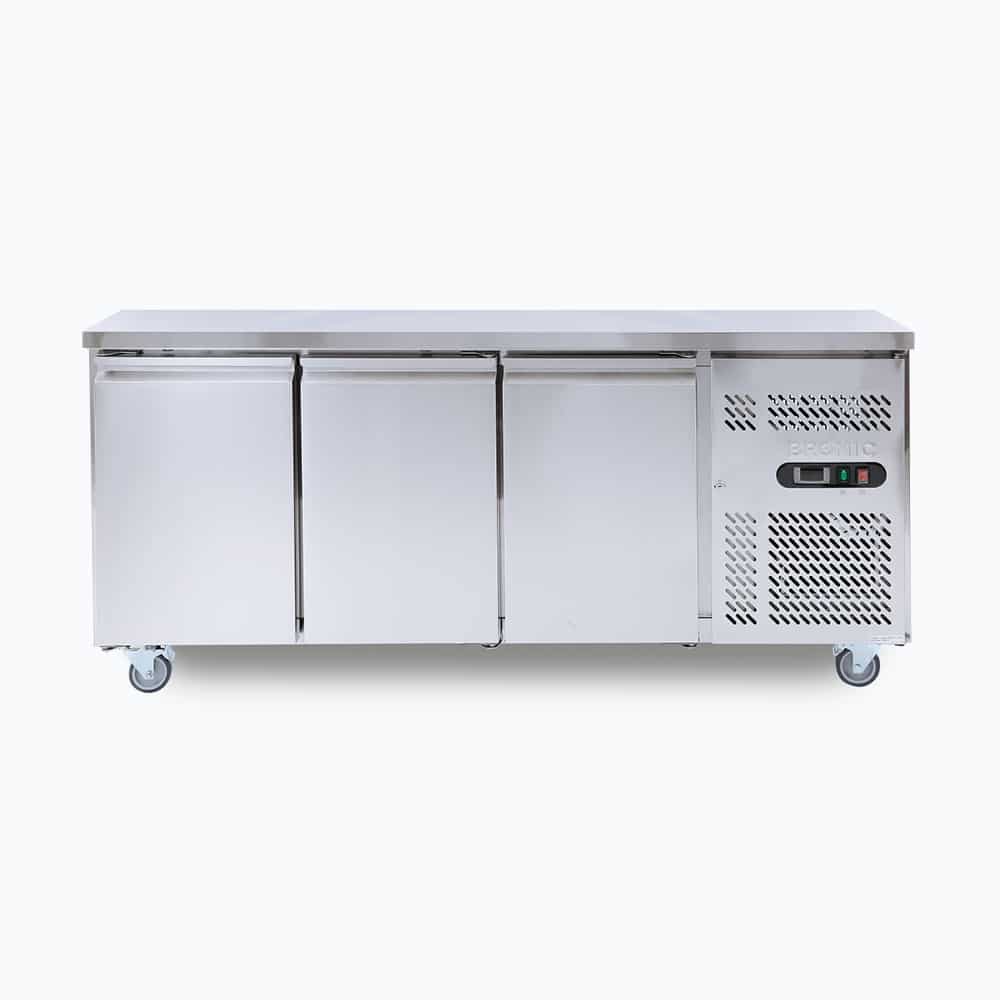 Bromic Under Bench Fridge – 417L – 3 Doors – Stainless Steel