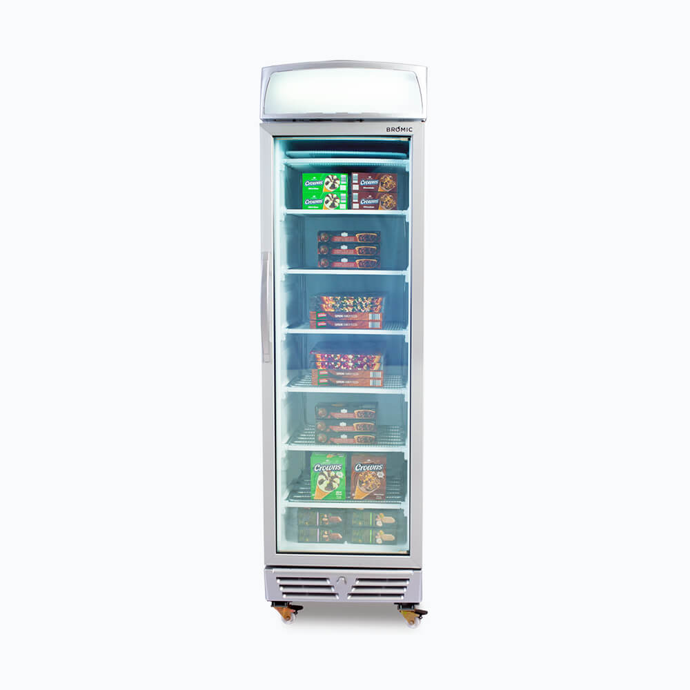 Upright Display Freezer – 300L – 1 Door – Flat Glass