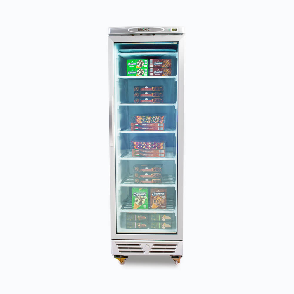 Upright Display Freezer – 300L – 1 Door – Flat Glass