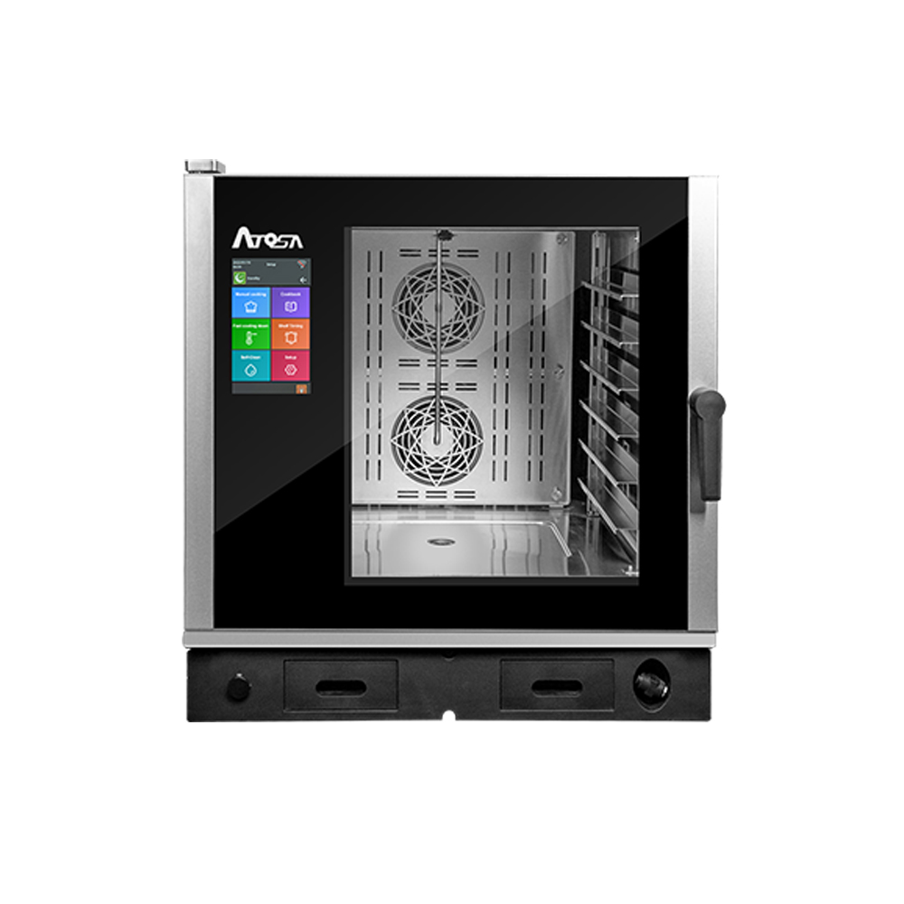 Atosa Electric Combi Oven For Gastronomy Use: 6 X Gn 2/1 Trays