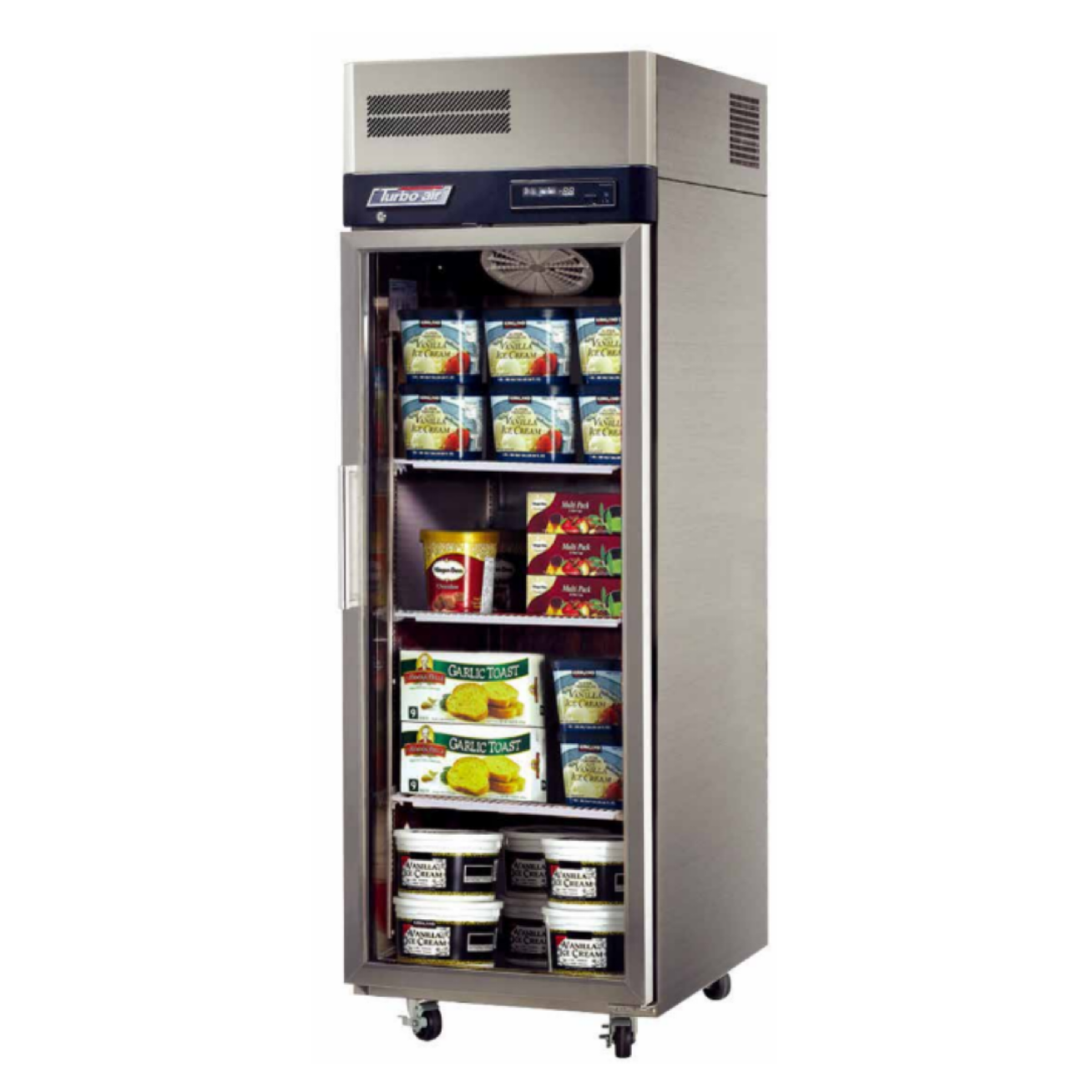 Turbo Air KF25-1G-N Upright Glass Freezer