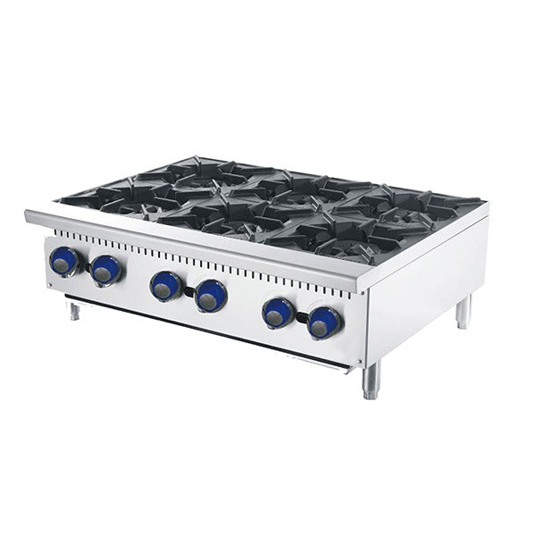 Cookrite 6 Burner Cook Tops — LPG