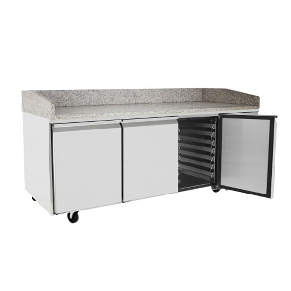 Atosa 3 Door Pizza Table Fridge 2010mm