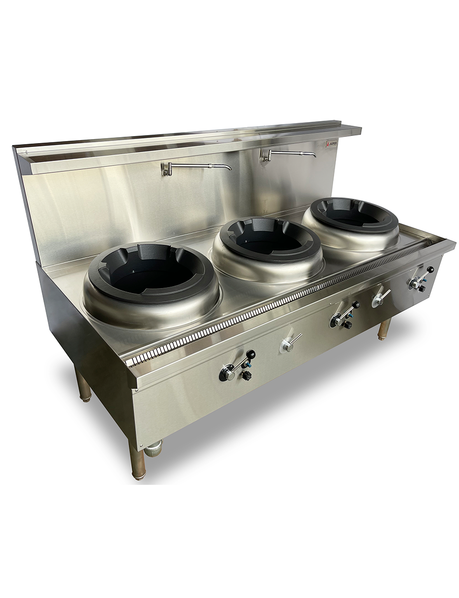 Jasper Triple Wok Range(duckbill Burner) — Natural Gas
