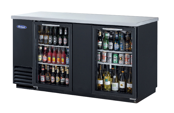 Atosa MBB69 Refrigerated Back Bar Cooler With Glass Door