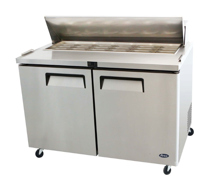 Atosa 2 Door Sandwich Prep Table Fridge 1225mm