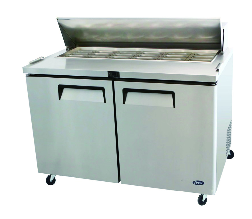 Atosa Mega Top 2 Door Sandwich Prep Table Fridge 1530mm
