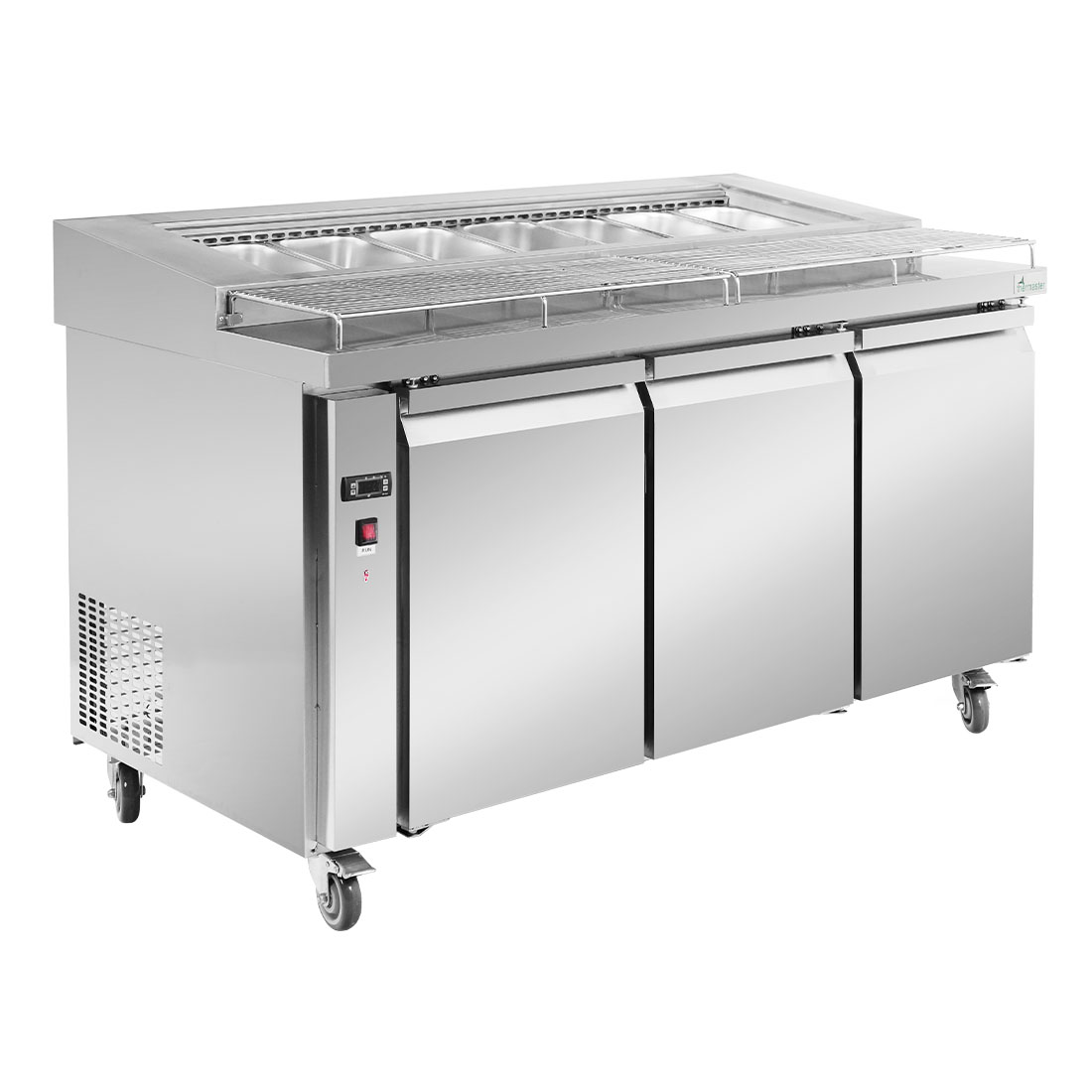 Thermaster PWB150 three door DELUXE Pizza Prep Bench