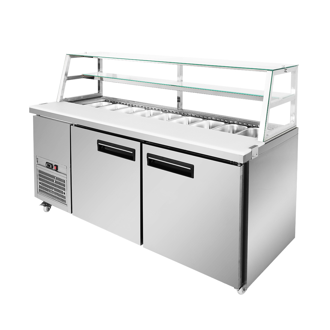 Large Two Door Deluxe Sandwich Bar