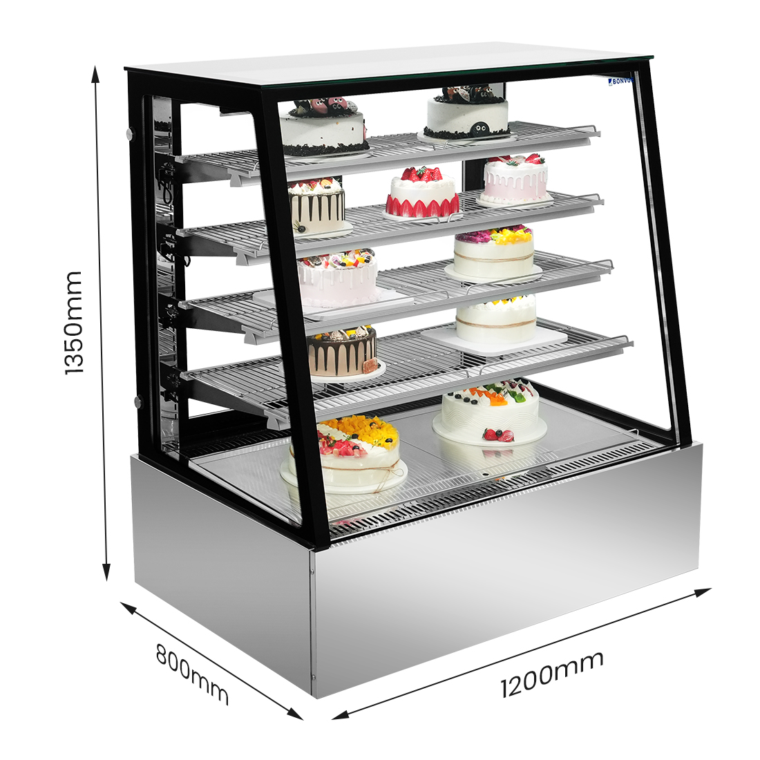 Bonvue Deluxe Chilled Display Cabinet - SLP840C